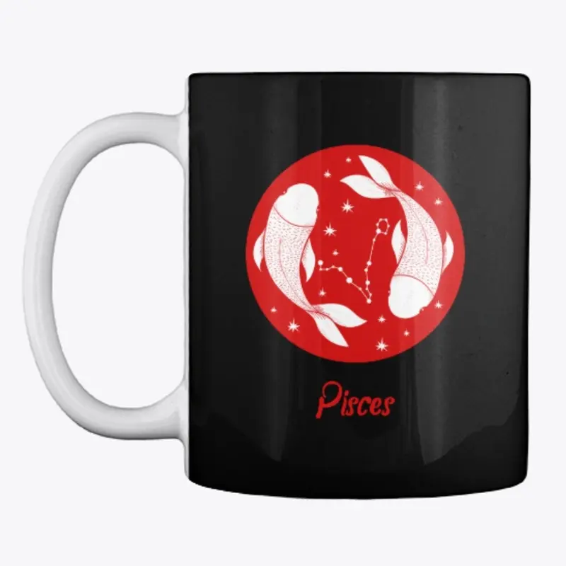 Pisces Mug Black