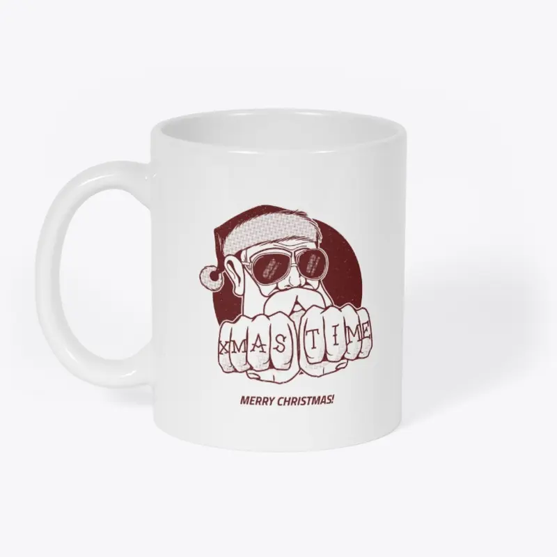 Santa Fists Christmas Mug